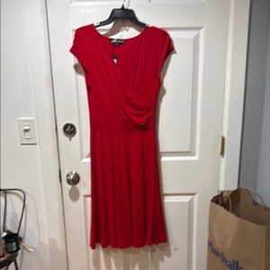 Elegant Red Women's Dress